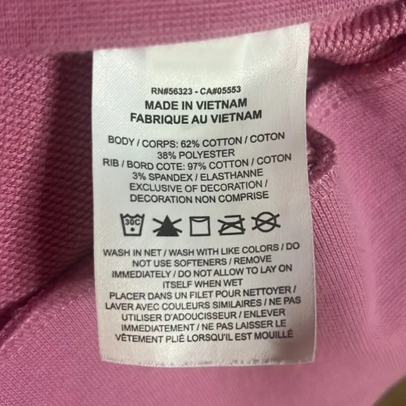 NWOT Nike Dri-Fit Women’s Graphic Center Logo Training Crewneck Pink Sweatshirt - Picture 9 of 10